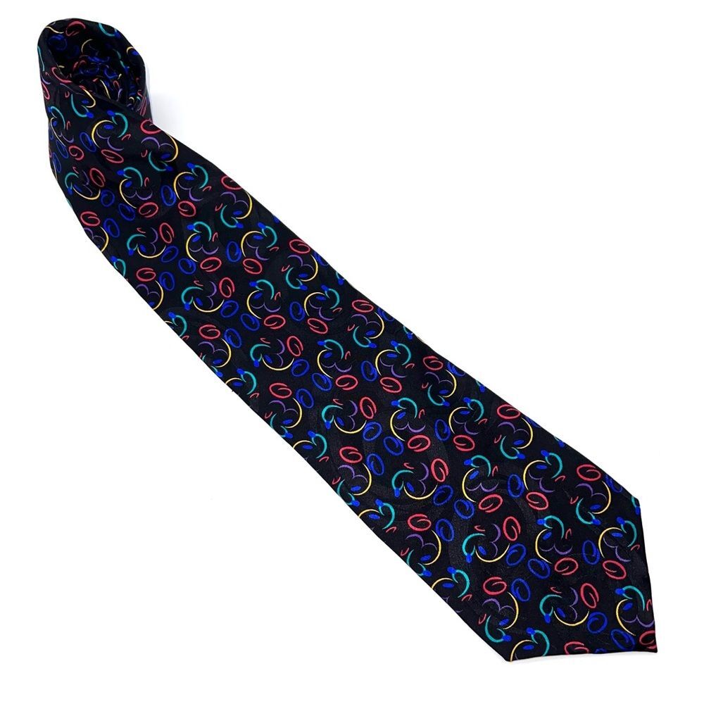 Silk Disney World/Micky Mouse Men's Multi-Color Men’s Silk Tie